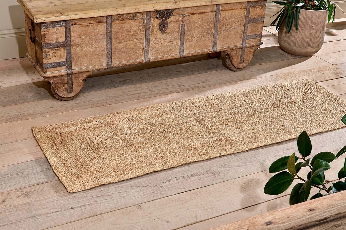 Braided Hemp Floor Runner 3 Braided Hemp Floor Runner