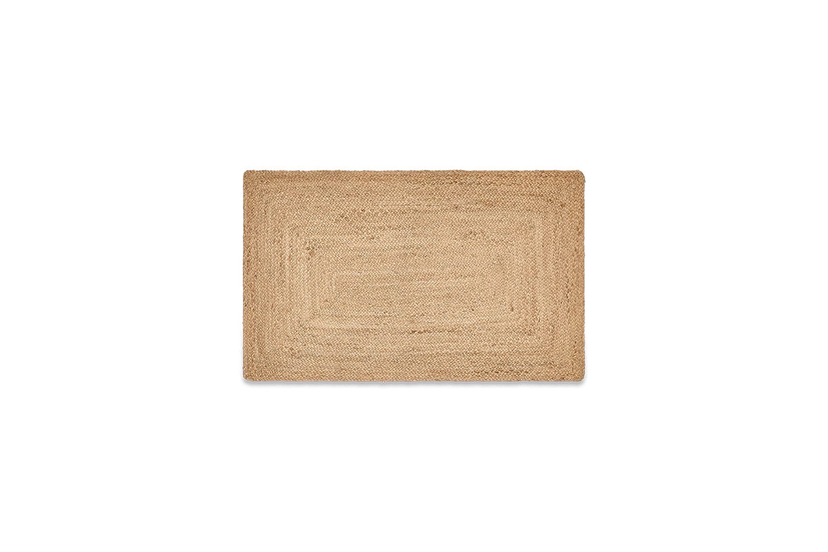 Braided Hemp Rug - Natural 7 Braided Hemp Rug - Natural - Image 5