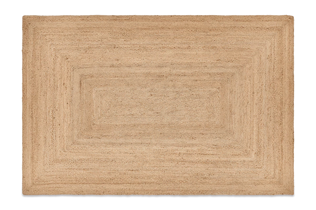 Braided Hemp Rug - Natural 5 Braided Hemp Rug - Natural - Image 3