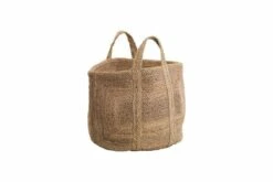 Braided Hemp Storage Basket - Natural 9 Braided Hemp Storage Basket - Natural -furniture Sales Store nkuku braided hemp storage basket natural 5060257037162 29369642385584