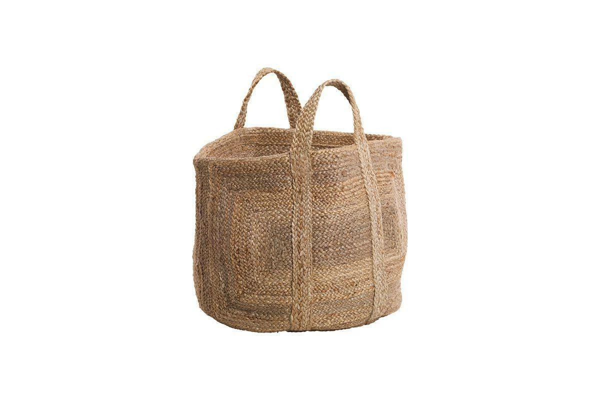 Braided Hemp Storage Basket - Natural 6 Braided Hemp Storage Basket - Natural - Image 4