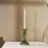 Buran Glass Candlestick - Dark Emerald 2 Buran Glass Candlestick - Dark Emerald -furniture Sales Store nkuku buran glass candlestick 5055672414971 31977025470640