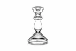 Buran Glass Candlestick - Clear -furniture Sales Store nkuku buran glass candlestick clear one size 5055672415015 31977027502256