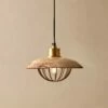 Chakai Wood & Metal Pendant - Small -furniture Sales Store nkuku chakai wood metal pendant small 5055672411505 31010457321648