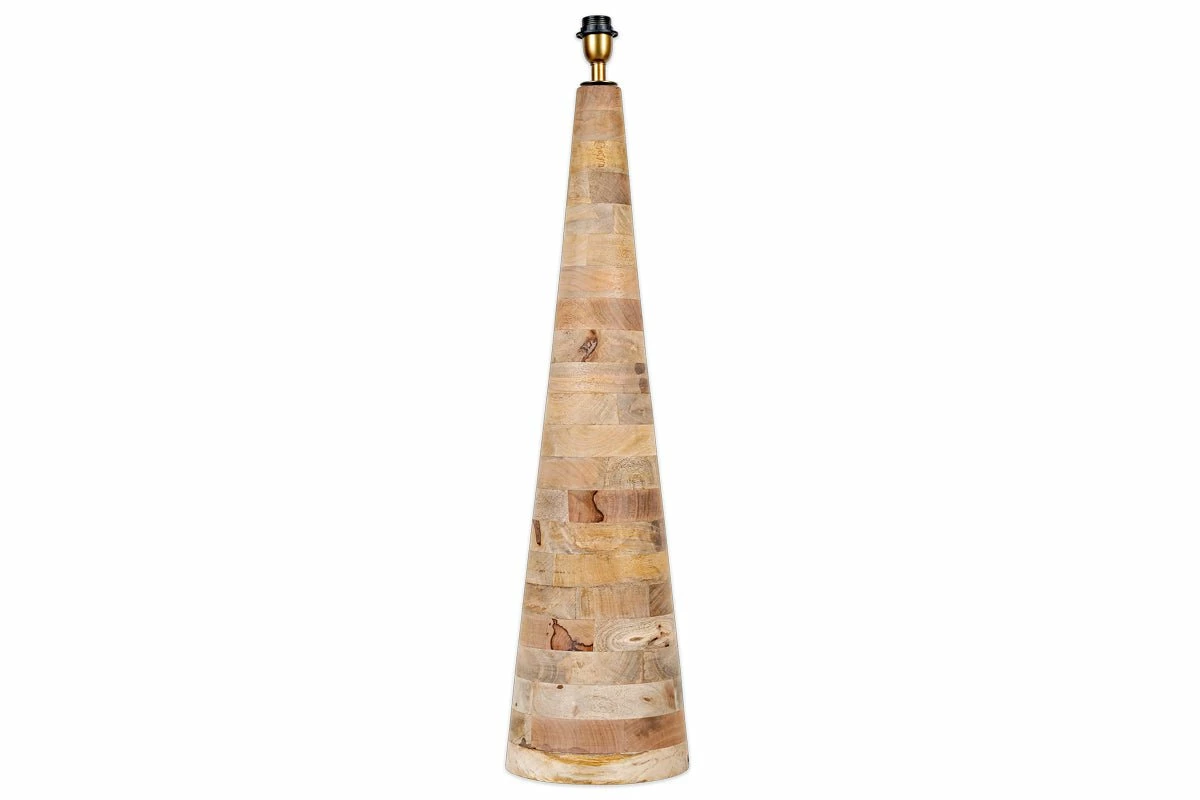Chameli Tapered Mango Wood Floor Lamp 8 Chameli Tapered Mango Wood Floor Lamp - Image 6