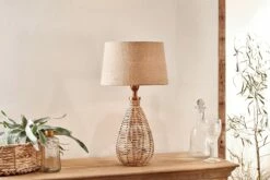 Darma Wicker Lamp - Small Tall