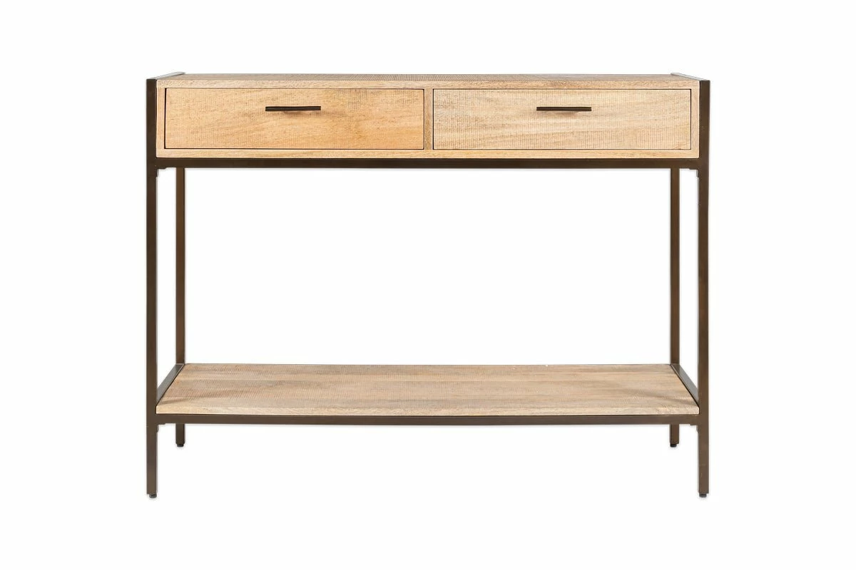 Dasai Mango Wood Console Table 9 Dasai Mango Wood Console Table - Image 7