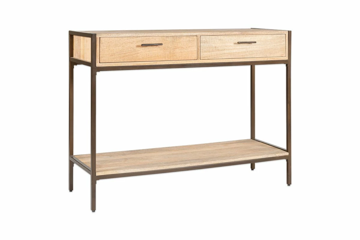 Dasai Mango Wood Console Table 10 Dasai Mango Wood Console Table - Image 8