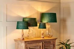 Dia Jute Lampshade - Green