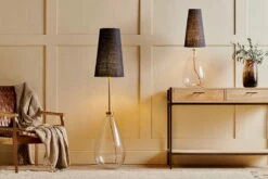 Dia Jute Tall Lampshade - Ink