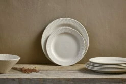 Ela Dinner Plate - Cream -furniture Sales Store nkuku ela dinner plate 5055672417088 31980503171248