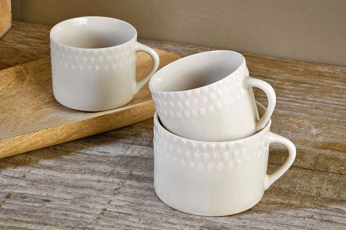 Ela Mug - Cream - Large (Set Of 2) 5 Ela Mug - Cream - Large (Set Of 2) - Image 3