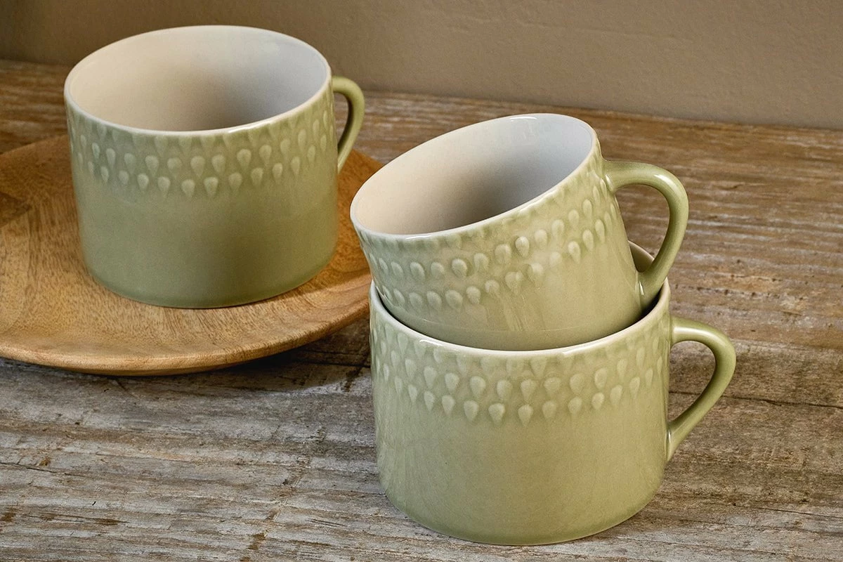 Ela Mug - Sage Green - Large (Set Of 2) 4 Ela Mug - Sage Green - Large (Set Of 2) - Image 2