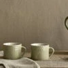 Ela Mug - Sage Green - Small (Set Of 2) 1 Ela Mug - Sage Green - Small (Set Of 2) -furniture Sales Store nkuku ela mug sage green small set of 2 5055672417095 32445175988400