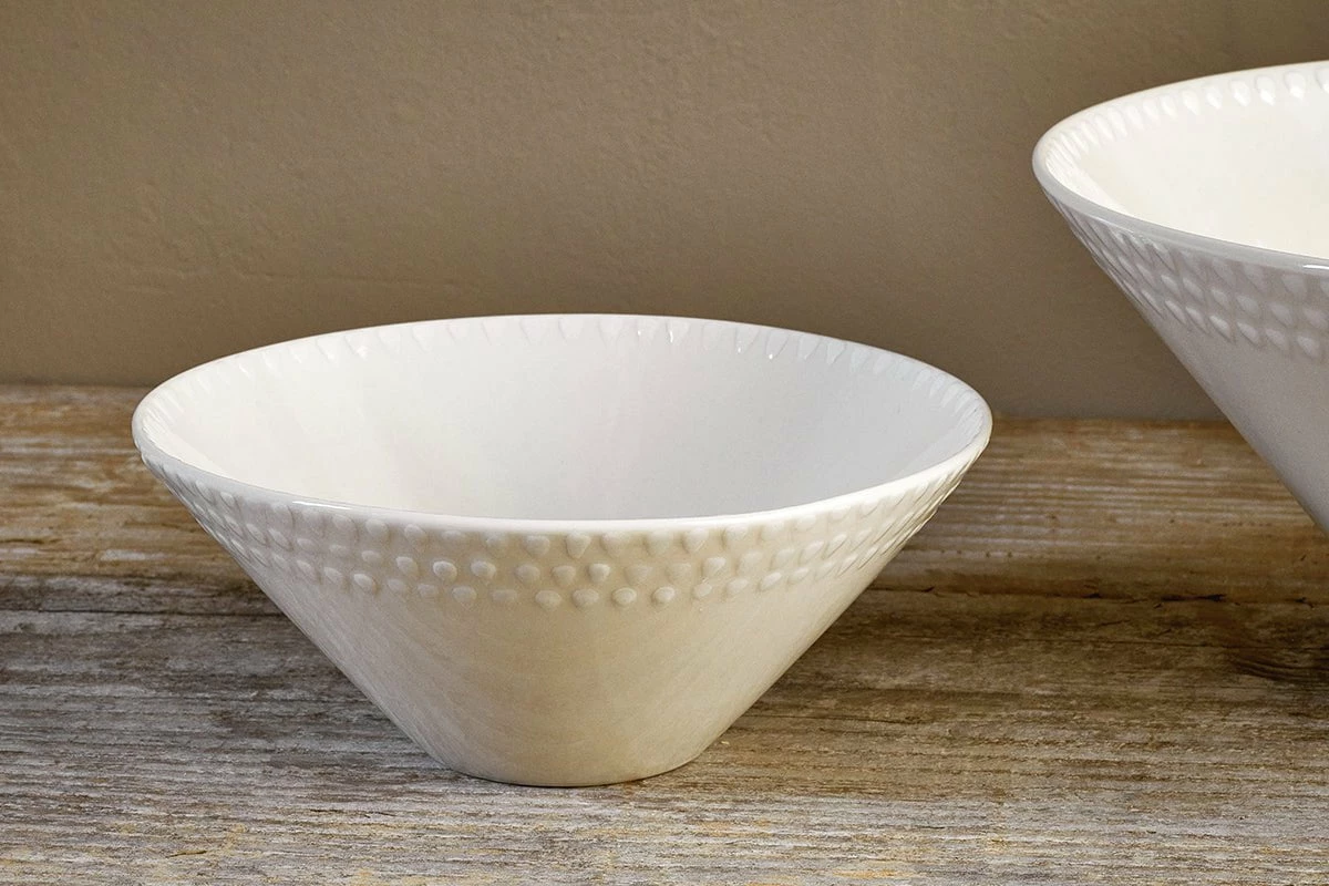 Ela Serving Bowl - Cream - Small 4 Ela Serving Bowl - Cream - Small - Image 2