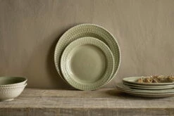 Ela Side Plate - Sage Green - One Size -furniture Sales Store nkuku ela side plate sage green one size 5055672417132 31980592824496