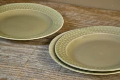 Ela Side Plate - Sage Green - One Size -furniture Sales Store nkuku ela side plate sage green one size 5055672417132 31980592857264