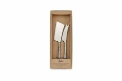 Ena Cheese Knife Set - Brushed Silver (Set Of 2) -furniture Sales Store nkuku ena cheese knife set brushed silver 5055672493808 13481136783469