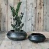 Endo Reclaimed Iron Ellipse Planter -furniture Sales Store nkuku endo reclaimed iron round planter 14982845759597