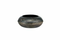 Endo Reclaimed Iron Ellipse Planter -furniture Sales Store nkuku endo reclaimed iron round planter 5055672484998 14983939522669