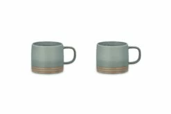 Enesta Line Mug - Dusty Blue - (Set Of 2) -furniture Sales Store nkuku enesta line mug dusty blue set of 2 5055672405955 23546626834608