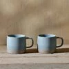 Enesta Line Mug - Dusty Blue - (Set Of 2) -furniture Sales Store nkuku enesta line mug dusty blue set of 2 5055672405955 29451362500784