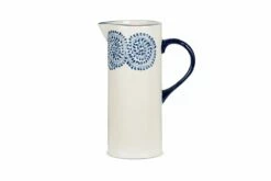 Eshani Ceramic Jug - Indigo -furniture Sales Store nkuku eshani jug indigo 5055672420286 32810161012912