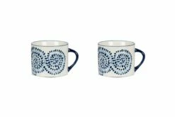 Eshani Ceramic Mug - Indigo - Small (Set Of 2) 11 Eshani Ceramic Mug - Indigo - Small (Set Of 2) -furniture Sales Store nkuku eshani mug indigo small set of 2 5055672420224 32810164617392