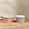Faiz Mug - Terracotta & Grey - (Set Of 2) 1 Faiz Mug - Terracotta & Grey - (Set Of 2) -furniture Sales Store nkuku faiz mug terracotta grey set of 2 5055672420323 32810174382256
