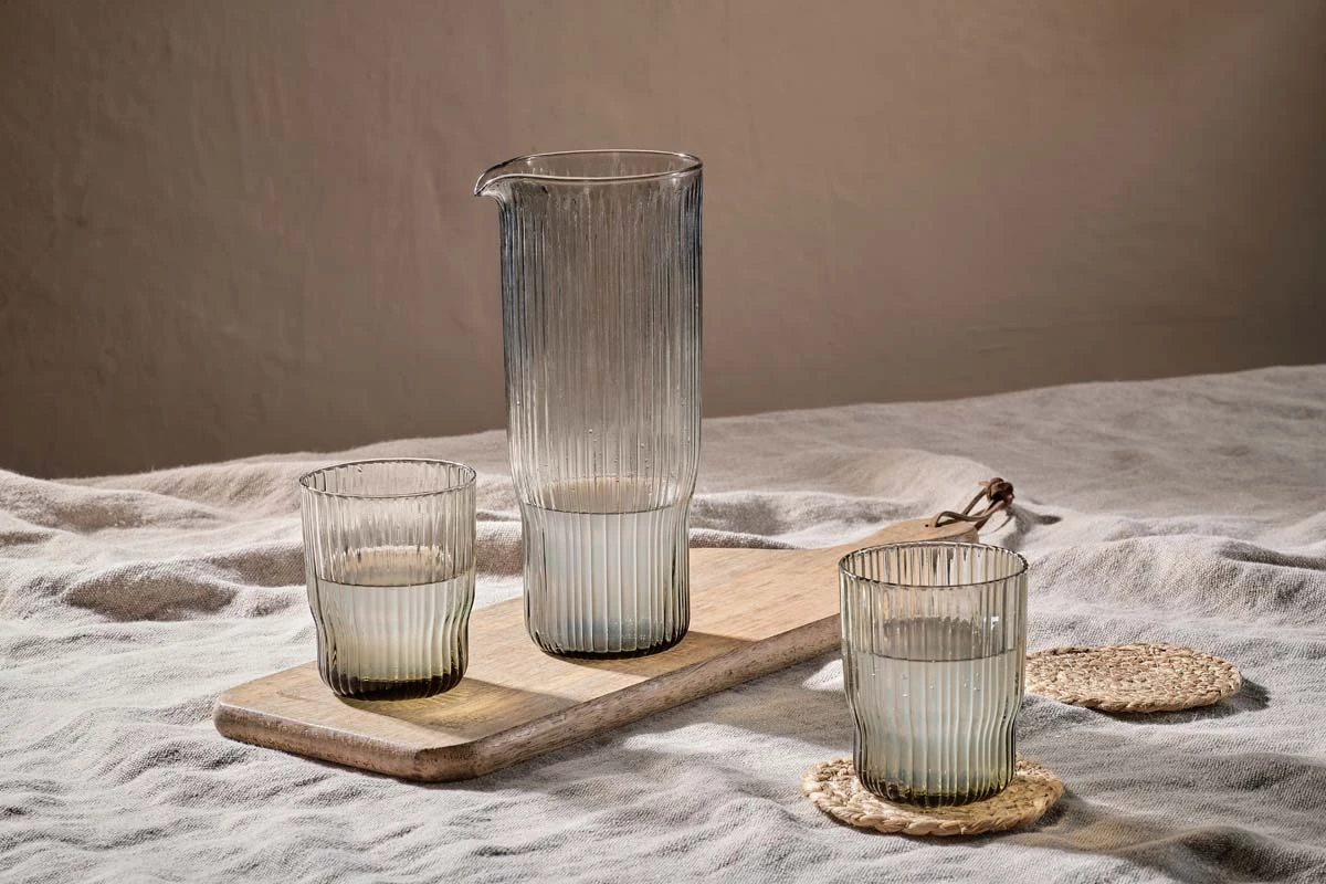 Fali Glass Jug - Smoke 3 Fali Glass Jug - Smoke