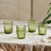 Fali Tumbler - Olive - (Set Of 4) 2 Fali Tumbler - Olive - (Set Of 4) -furniture Sales Store nkuku fali tumbler olive set of 4 5055672419846 32810176381104