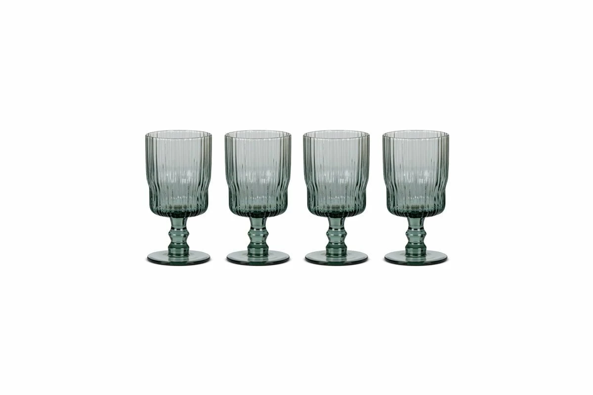 Fali Wine Glass - Blue - (Set Of 4) 7 Fali Wine Glass - Blue - (Set Of 4) - Image 5