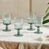 Fali Wine Glass - Blue - (Set Of 4) -furniture Sales Store nkuku fali wine glass blue set of 4 5055672419839 32810177069232