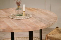 Fia Mango Wood Round Dining Table 14 Fia Mango Wood Round Dining Table -furniture Sales Store nkuku fia round dining table 5055672417453 32810186834096