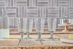 Haldi Wine Glass - Clear - (Set Of 4)