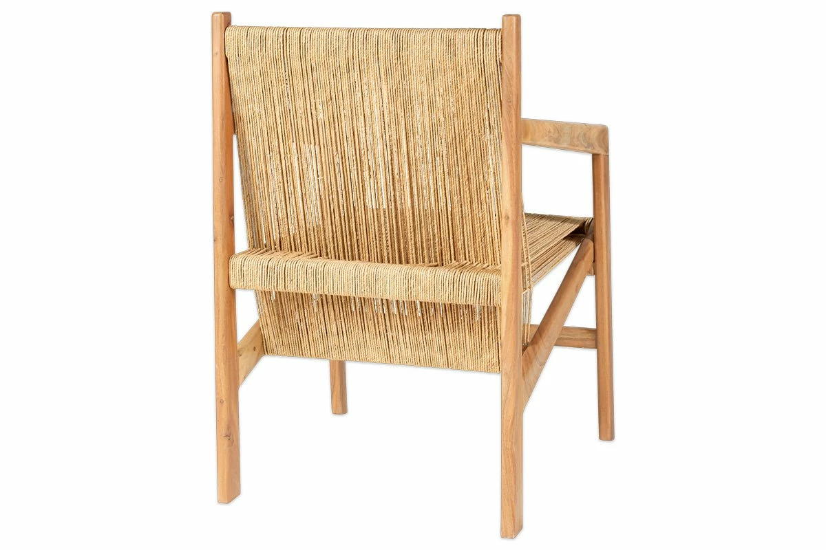 Halong Acacia & Jute Woven Armchair 10 Halong Acacia & Jute Woven Armchair - Image 9