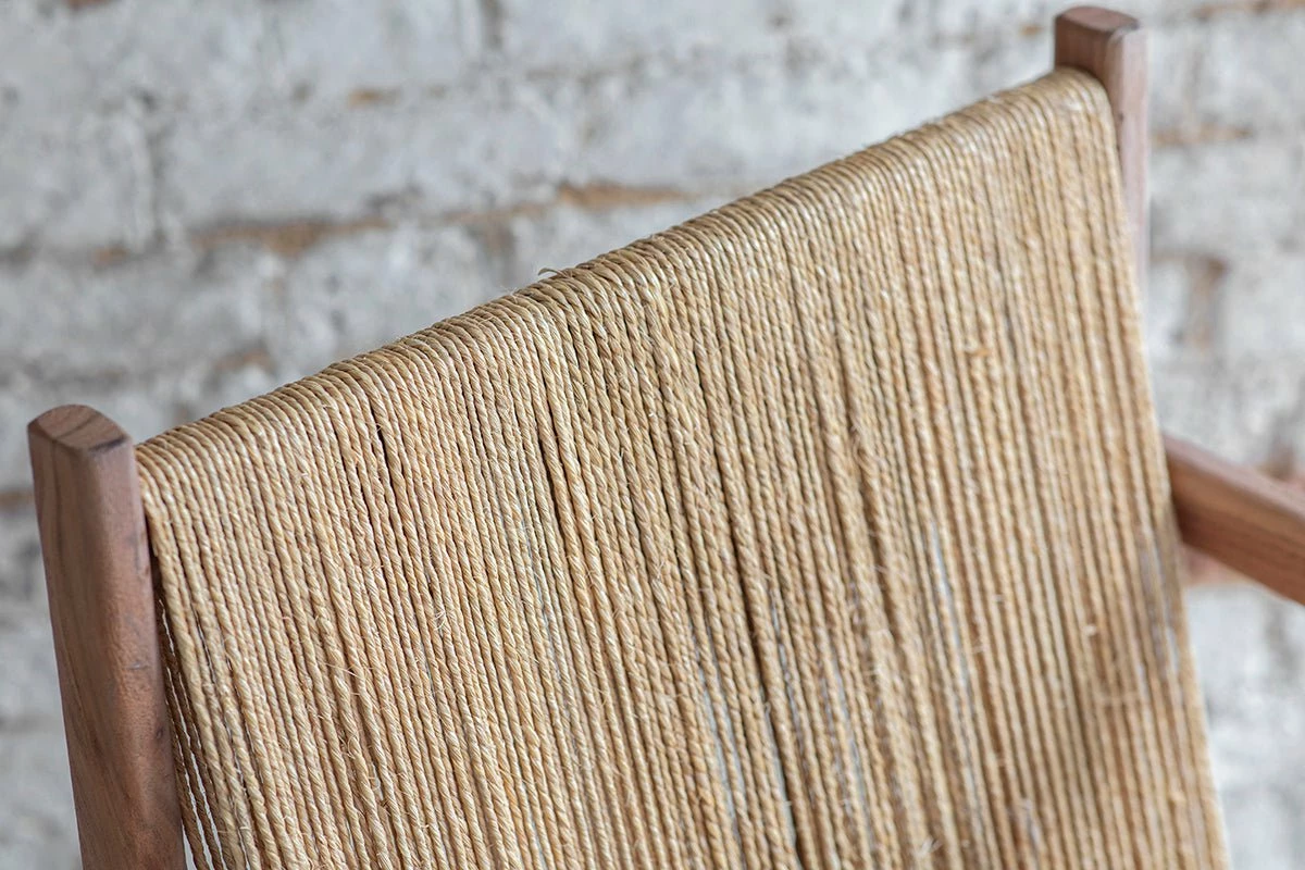 Halong Acacia & Jute Woven Armchair 7 Halong Acacia & Jute Woven Armchair - Image 6