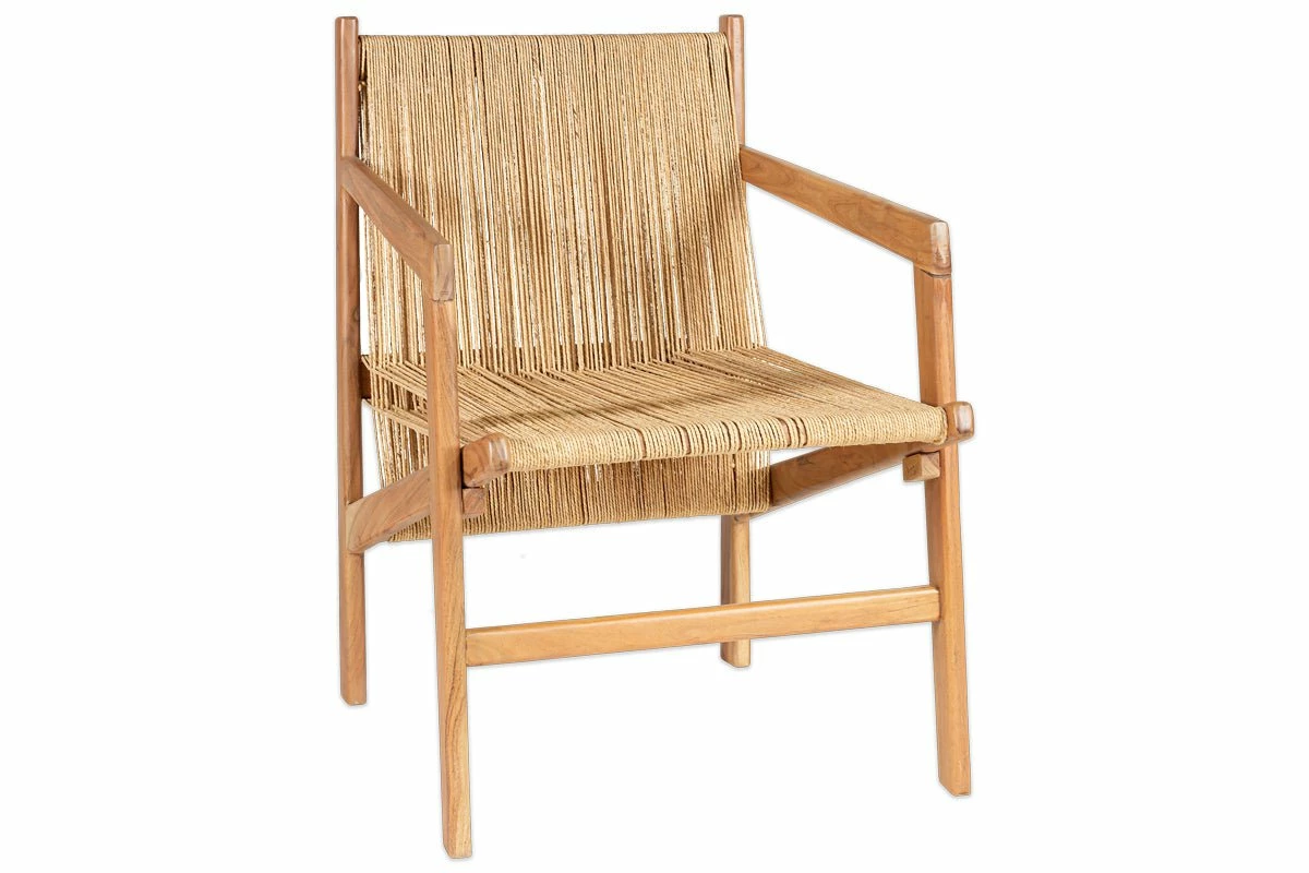 Halong Acacia & Jute Woven Armchair 9 Halong Acacia & Jute Woven Armchair - Image 8