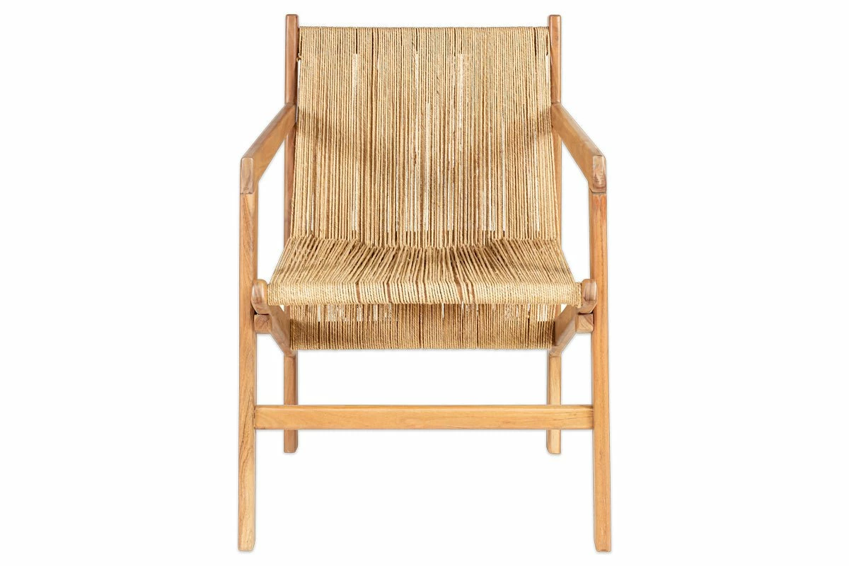 Halong Acacia & Jute Woven Armchair 8 Halong Acacia & Jute Woven Armchair - Image 7