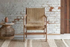 Halong Acacia & Jute Woven Armchair