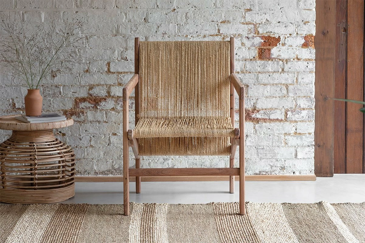 Halong Acacia & Jute Woven Armchair 2 Halong Acacia & Jute Woven Armchair