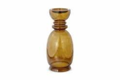 Hapua Glass Candle Holder - Dark Amber 13 Hapua Glass Candle Holder - Dark Amber -furniture Sales Store nkuku hapua glass candle holder 31980598165680