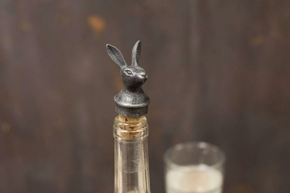 Hare Bottle Stopper 3 Hare Bottle Stopper