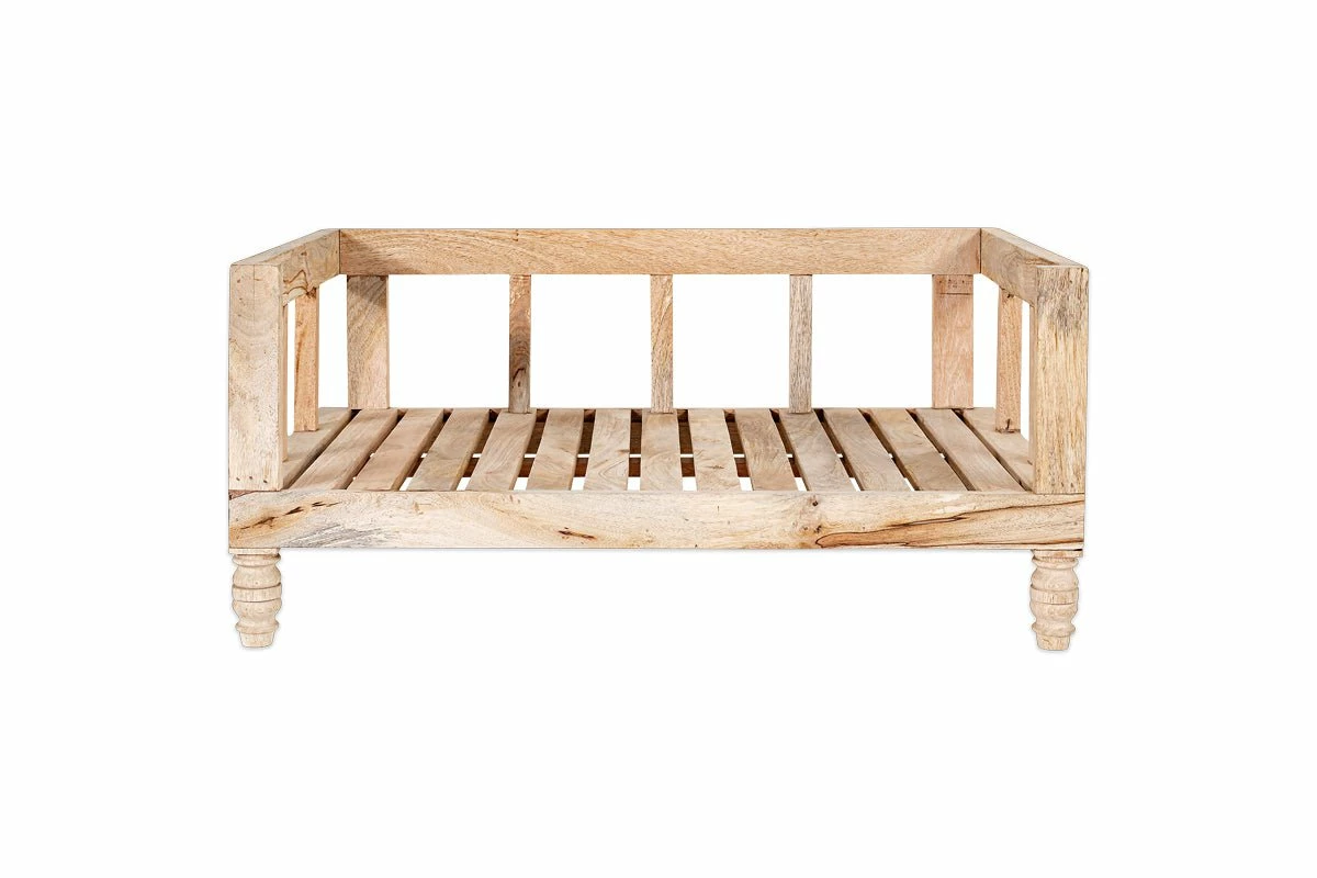 Hatira Mango Wood Pet Bed - Natural - Large 12 Hatira Mango Wood Pet Bed - Natural - Large - Image 10