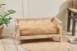 Hatira Mango Wood Pet Bed - Natural - Large 17 Hatira Mango Wood Pet Bed - Natural - Large -furniture Sales Store nkuku hatira mango wood pet bed natural large 5055672417972 32974560264368