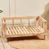 Hatira Mango Wood Pet Bed - Natural - Large -furniture Sales Store nkuku hatira mango wood pet bed natural large 5055672417972 32974560297136