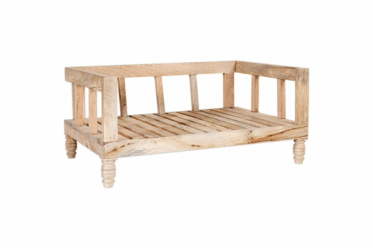 Hatira Mango Wood Pet Bed - Natural - Large 14 Hatira Mango Wood Pet Bed - Natural - Large - Image 12