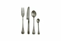 Huri Cutlery Set - Burnt Silver (Set Of 16) 10 Huri Cutlery Set - Burnt Silver (Set Of 16) -furniture Sales Store nkuku huri cutlery 5055672404781 29456518774960