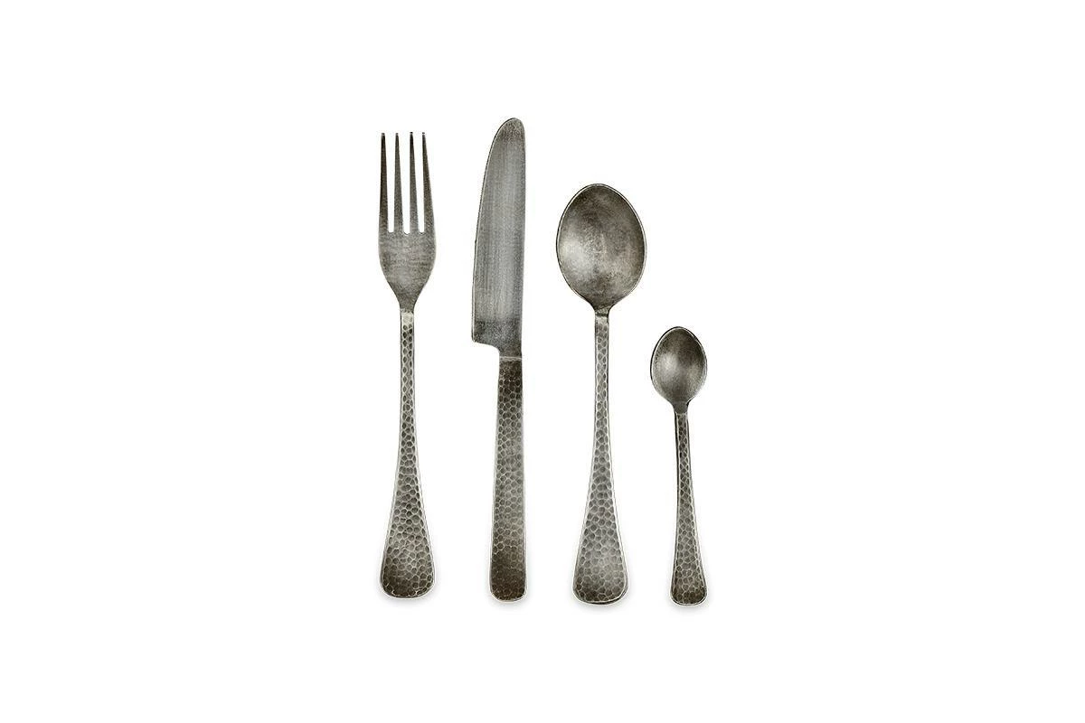 Huri Cutlery Set - Burnt Silver (Set Of 16) 6 Huri Cutlery Set - Burnt Silver (Set Of 16) - Image 4