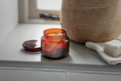 Ilcoso Recycled Hammered Glass Storage Pot